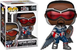 Marvel: The Falcon and the Winter Funko POP Captain America 819 GameStop Exc