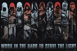 Assassin's Creed Work In The Dark - plakat