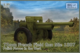 IBG Models 35057 1:35 75mm French Field Gun Mle Polish Forces