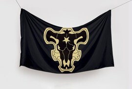 Flaga Black Clover - Black Bull Tri-Color