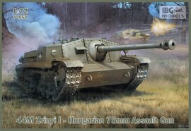 IBG Models 72050 1:72 44M Zrinyi I Hungarian 75mm Assault Gun
