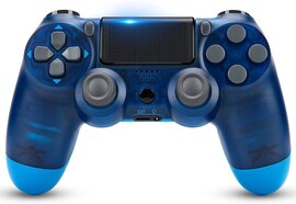 Newest PS4 Controller Dual Shock 4th Bluetooth Wireless Gamepad Joystick Remote Transparent Blue