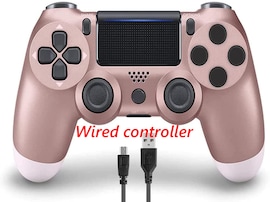 PS4 Wired Controller Dual Shock 4 Gamepad For Sony Playstation 4 Rose Gold