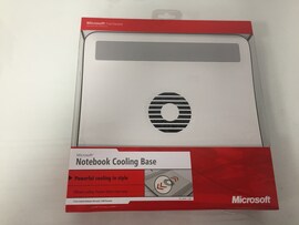 MICROSOFT Cooling Base, USB for laptop, Plastic, White