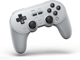 8Bitdo Pro 2 Wireless Bluetooth Game Controller for Nintendo Switch, macOS, Android, Steam, PC, Raspberry Pi  Gray