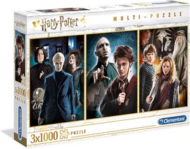 Clementoni 3 x 1000 - Harry Potter Red