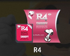 2020 R4 SDHC Game Card SNOOPY Limited Edition & USB Adapter Pink