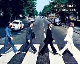 The Beatles (Abbey road) - plakat