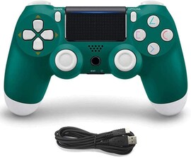PS4 Playstation 4 Controller Console Control Double Shock 4th Bluetooth Wireless Gamepad Joystick Remote  Green