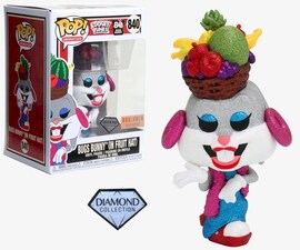 Looney Tunes Funko pop Bugs Bunny (In Fruit Hat) Diamond Collection Box Lunch Exc 840