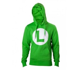 Nintendo - Green Hoodie with L logo in front  L