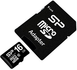 Karta Pamięci Microsdhc Silicon Power 16Gb Class 10 + Adapter