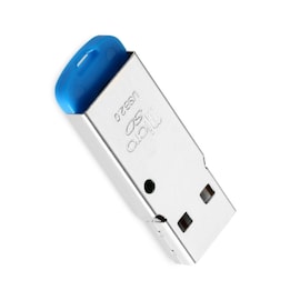 128 GB Mini Metal USB / TF Card Reader in Blue