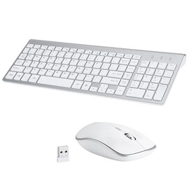 2.4G Ultra-thin Silent Wireless Keyboard Mouse Set