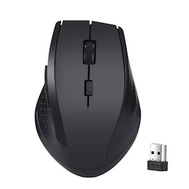 2.4G Wireless Mouse 6 Buttons Gaming Mouse Black