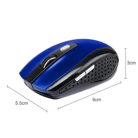 2.4GHz Wireless Mouse Adjustable Blue