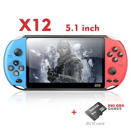 5.1 inch Double Rocker Handheld Game Console Support TV Output X12