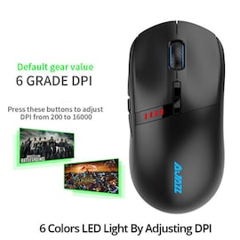 Ajazz i305Pro RGB Wireless Gaming Mouse Black