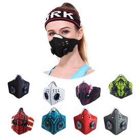 Anti smog sports air pollution mask N95 N99 washable     Universal Red Unisex