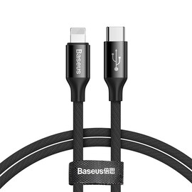 Baseus kabel USB Type-C PD 2A iPhone 7 8 X 100cm - czarny