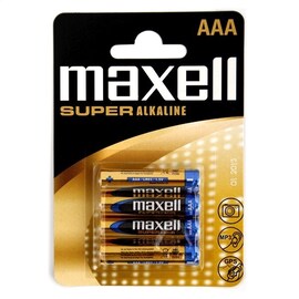 Baterie MAXELL SUPER ALKALINE LR03/AAA BLISTER*4