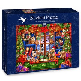 Bluebird Puzzle 2000 - Ciro Marchetti, Ye Old Christmas Shoppe Red