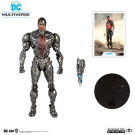 DC Justice League Movie Action Figure Cyborg Comics Plastic