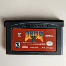 Doom II USA Version English Language 32 Bit Game For Nintendo GBA Console  Nintendo 3DS