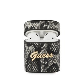 Etui Guess GUACA2PUSNSMLBK Apple AirPods cover czarny/black Python Collection