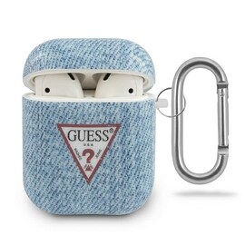 Etui Guess GUACA2TPUJULLB Apple AirPods cover niebieski/light blue Jeans Collection