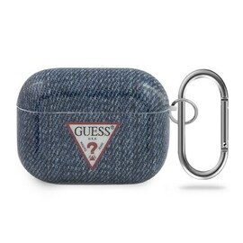 Etui Guess GUACAPTPUJULDB Apple AirPods Pro cover granatowy/dark blue Jeans Collection