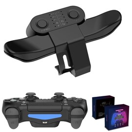 Gamepad Rear Attachment Button For Dualshock Sony Controller with Turbo Stick Black