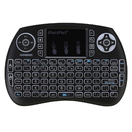 iPazzPort 3-color Backlit Wireless Mini Keyboard and Mouse Touchpad for Raspberry Pi 3