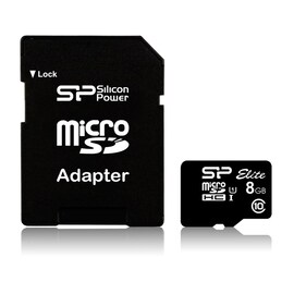 Karta Pamięci Microsdhc Silicon Power Elite Uhs-1 8Gb Cl10 + Adapter