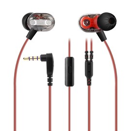 KZ ZSE Professional Dual Dynamic Driver Units Stereo HiFi Music Earphones WITH MICROPHONE