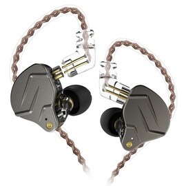 KZ ZSN pro Headphones Quad-core Moving Iron Double Circle Diy Custom Wireless WITHOUT LINE CONTROL
