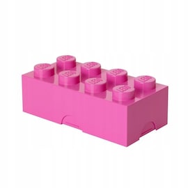 LEGO LUNCH BOX ŚNIADANIÓWKA KLOCEK8 RÓŻOWY