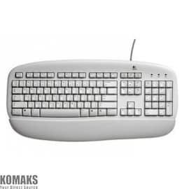 Logitech Value Keyboard White (US qwerty Intenrational Layout)