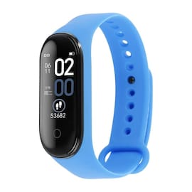 M4 Sport Smart Watch Band Fitness Tracker Heart Rate Blood Pressure Blue