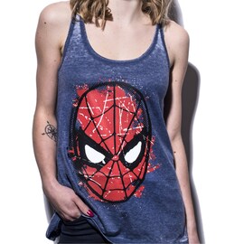 Marvel - Spiderman Head Paint Women Tanktop S Multi-colour
