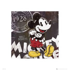 Mickey Mouse (Kreda) - reprodukcja