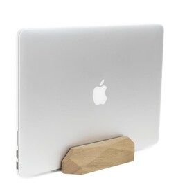 Oakywood - Wooden Vertical Laptop Stand - Oak