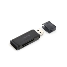 OMEGA CARD READER microSDHC/SDHC/SDXC USB 3.0 BLACK [43521]