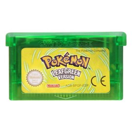Pokemon LeafGreen Version ESP Version Spanish Language 32 Bit Game For Nintendo GBA Console  Nintendo 3DS