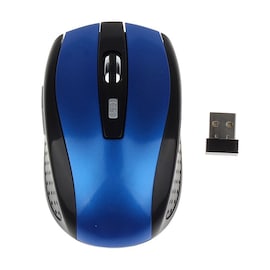 Portable 2.4G Wireless Optical Mouse Blue