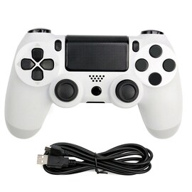 PS4 Wired Controller Dual Shock 4 Gamepad White For Sony Playstation 4 White