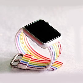 Rainbow Watchband Nylon Strap for Apple Watch iWatch 5/4/3/2/1 38mm 40mm