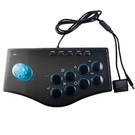 Retro Arcade Joystick For Ps2 / Ps3 / Pc / Android Smart Tv Built-In Vibrator Eight Direction - Type1