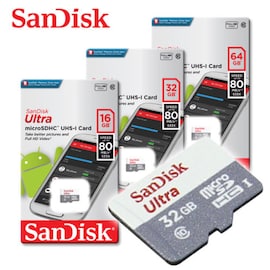 SanDisk Ultra - micro SD HC Flash Memory Card 80MB Class 10 32 GB