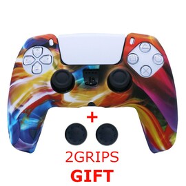 Silicone Cover for DualSense PS5 Controller Rainbow Multi-Colored